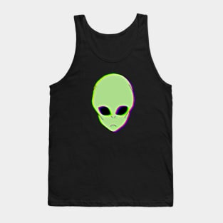 Glitchy Alien Tank Top